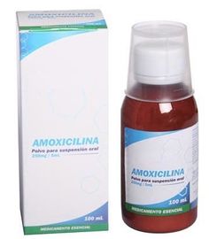 Amoxicillin cho hỗn dịch uống 250mg / 5ml;