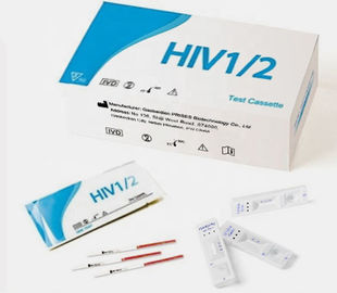 Bộ kiểm tra chứng chỉ ISO Hiv / Thử máu 2 Thiết bị xét nghiệm nhanh NCU / Ml Hiv