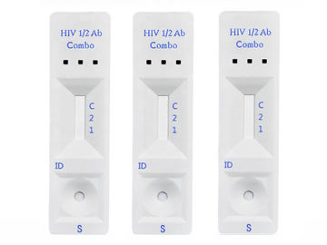 Bộ kiểm tra chứng chỉ ISO Hiv / Thử máu 2 Thiết bị xét nghiệm nhanh NCU / Ml Hiv