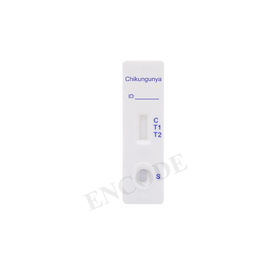 Toàn bộ máu Chikungunya IgG / IgM Bộ xét nghiệm nhanh Độ nhạy cao 10 - 15 phút Thời gian đọc