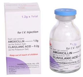 Thuốc tiêm bột khô Amoxicillin Clavulanate Kali