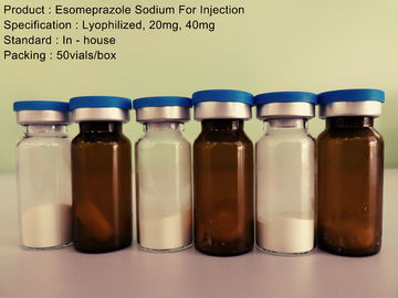 Thuốc tiêm đông khô / Bơm proton Ức chế Anti Acid Esomeprazole Natri để tiêm