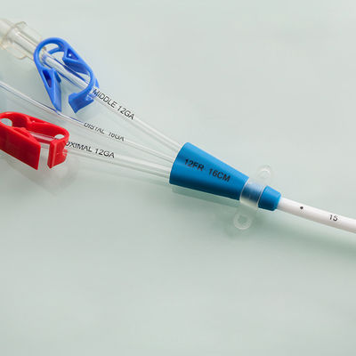 Bộ ống thông lọc máu ba Lumen thẳng Thiết bị y tế dùng một lần